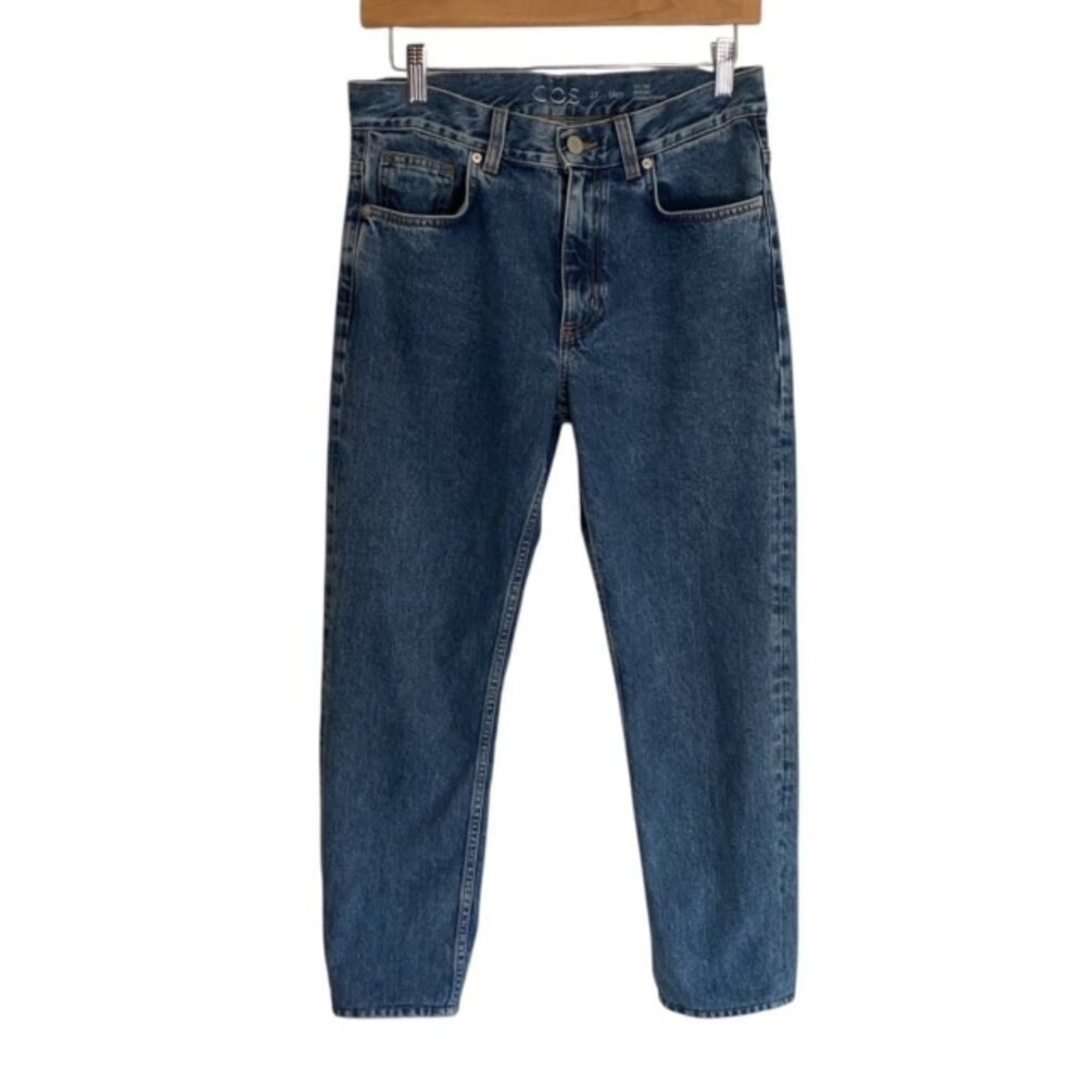 COS Slim Leg Mid Rise Cropped Jeans 27